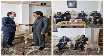 دیدار رئیس بنیاد نخبگان استان با خانواده جانباز دفاع مقدس 